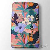 Big Floral Printed Fabric Material Online Market